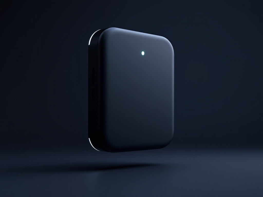 Seitenansicht des Sensors mit schmalem LED-Ring